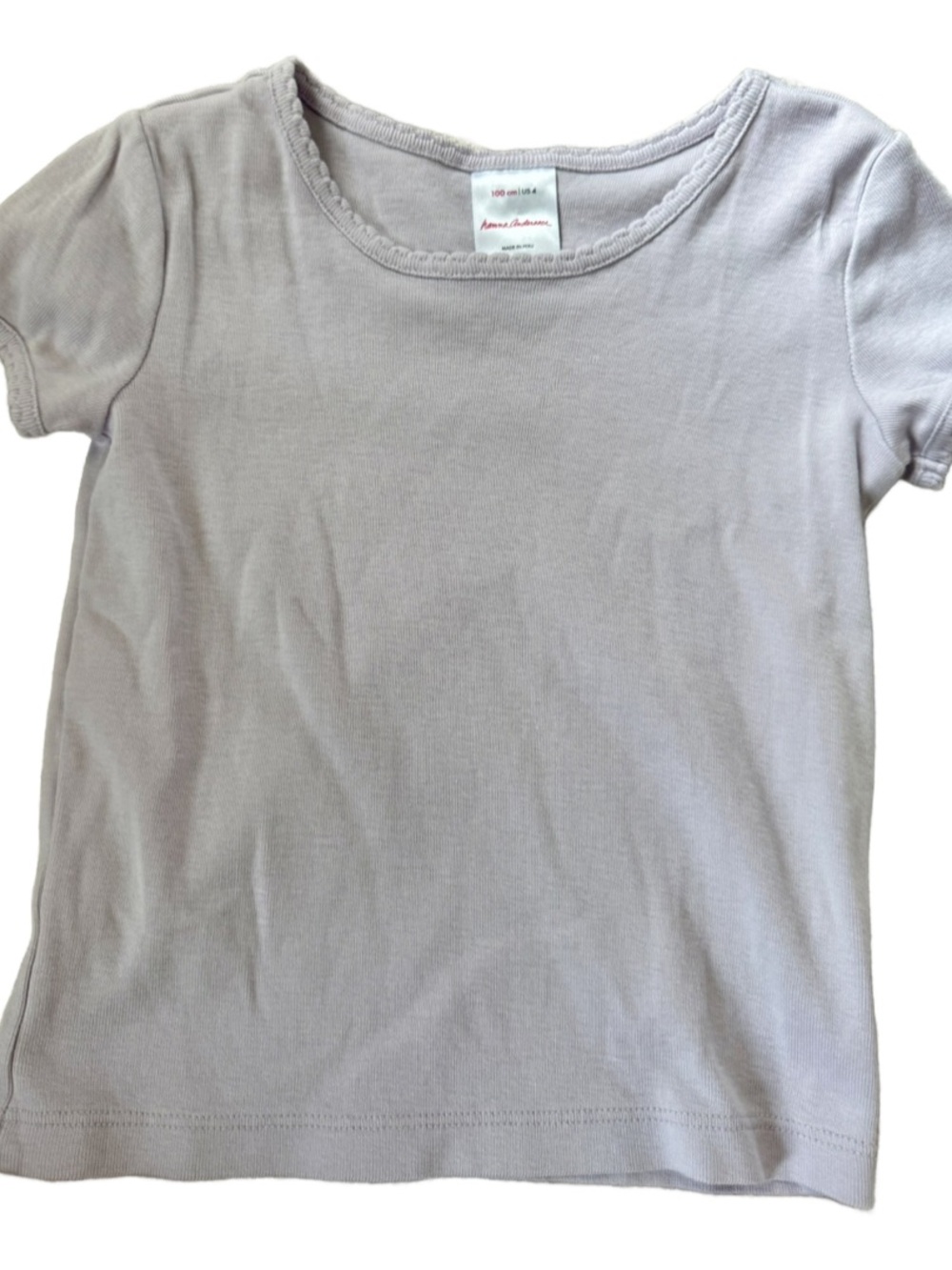 Hanna Andersson Lavender Short Sleeve Tee